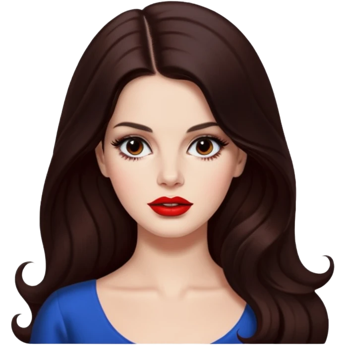 A coqquete lana del rey emoji