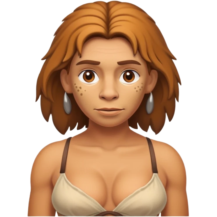 neanderthal cloth bra emoji