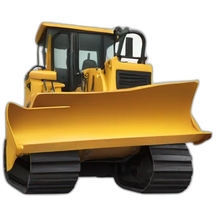 Bulldozer emoji
