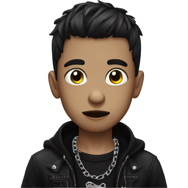 Goth boy  emoji