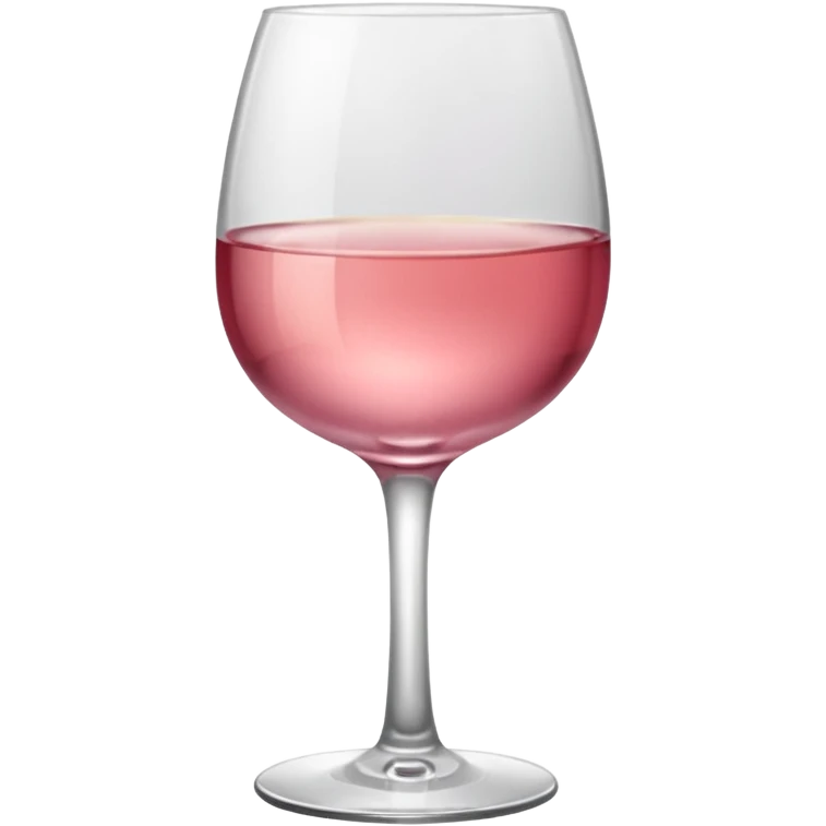 Glass of rose wine emoji
