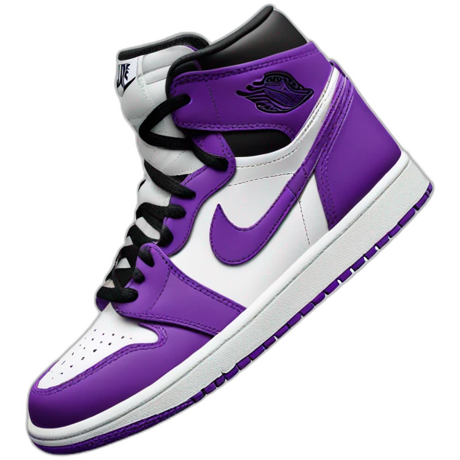 nike-air-jordan-1-purple-and-white-logo emoji