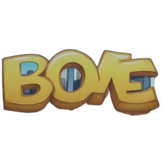 Be someone graffiti on overpass Houston skyline emoji