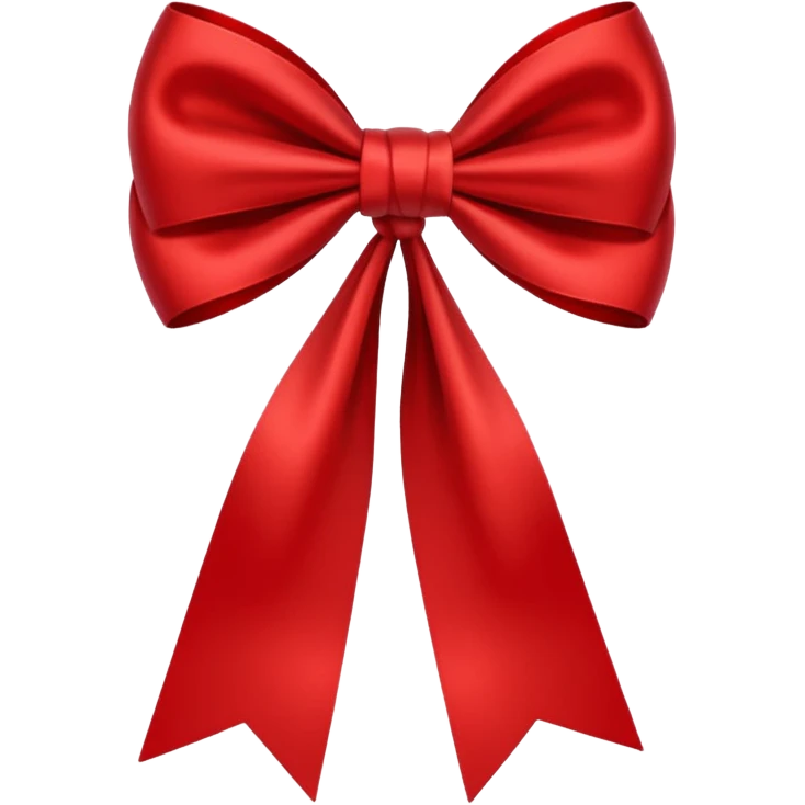 Red bow emoji