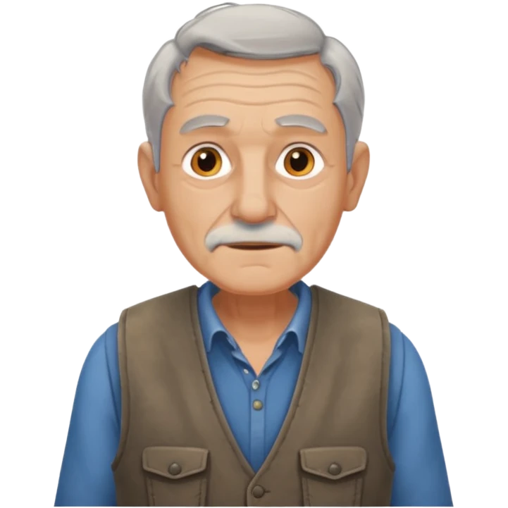 1800's europian Old male emoji