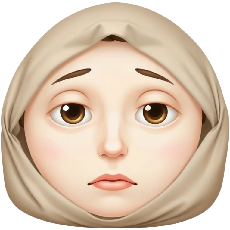 A tired face with bags under the eyes  emoji