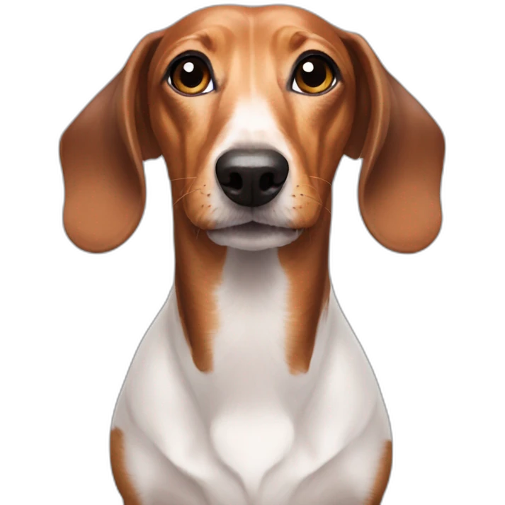 dachshund extra long emoji