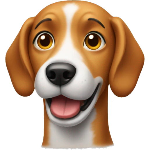 Dog selling hotdogs emoji
