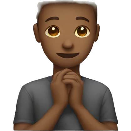 person thinking rainbow emoji