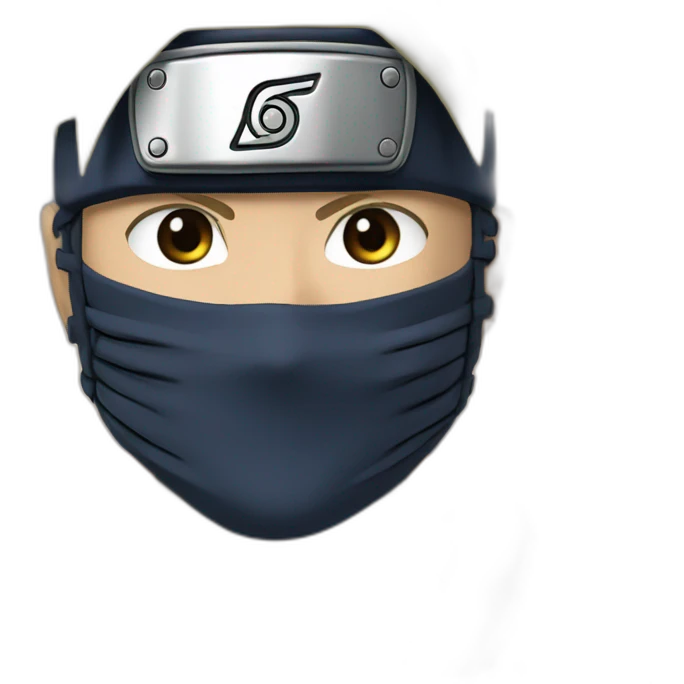 Naruto à côté de Kakashi emoji