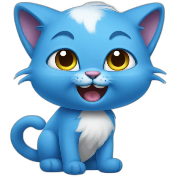 smurf cat emoji