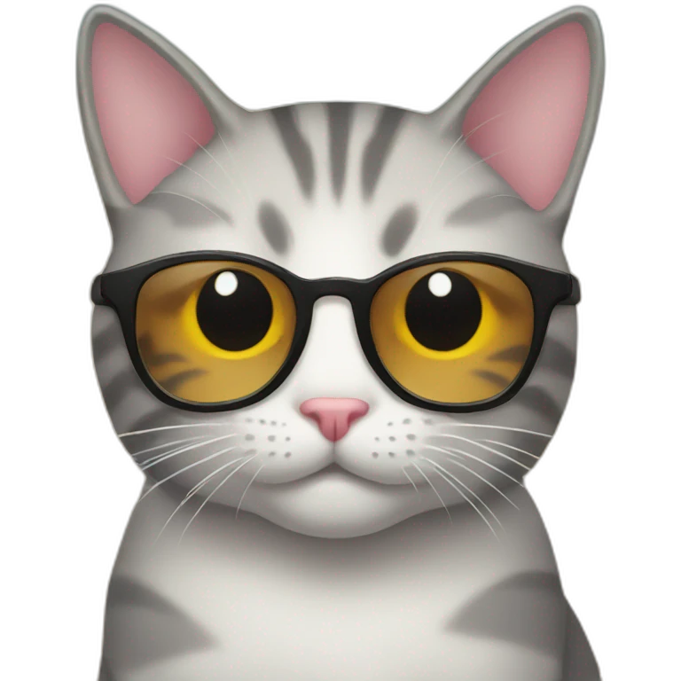 Cat on a beach emoji