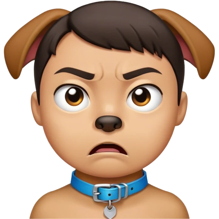 Perro bravo emoji