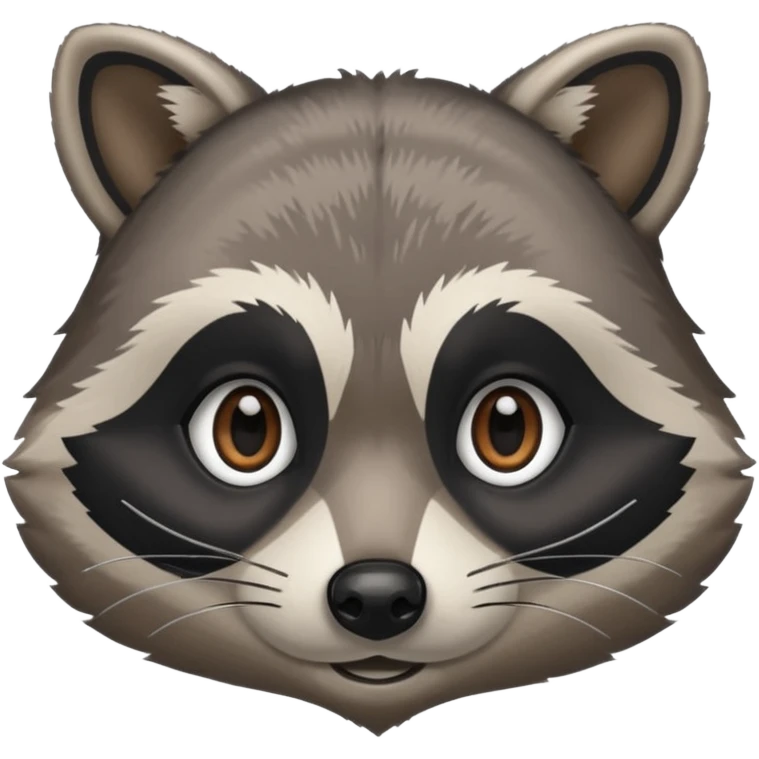 Raccoon face emoji