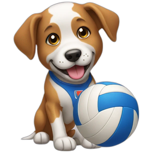 dog-playing-volleyball-setting emoji