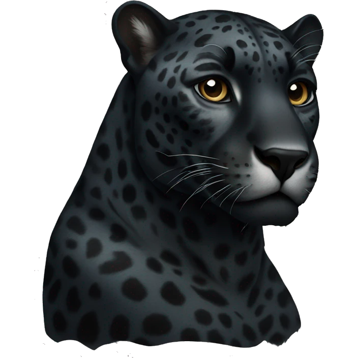 Black jaguar emoji