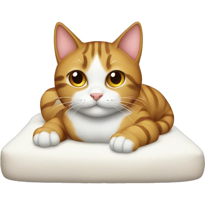 Cat on a bed  emoji