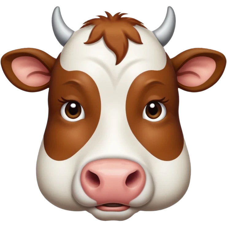 very sad cow emoji