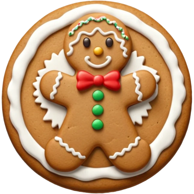 christmas cookie emoji