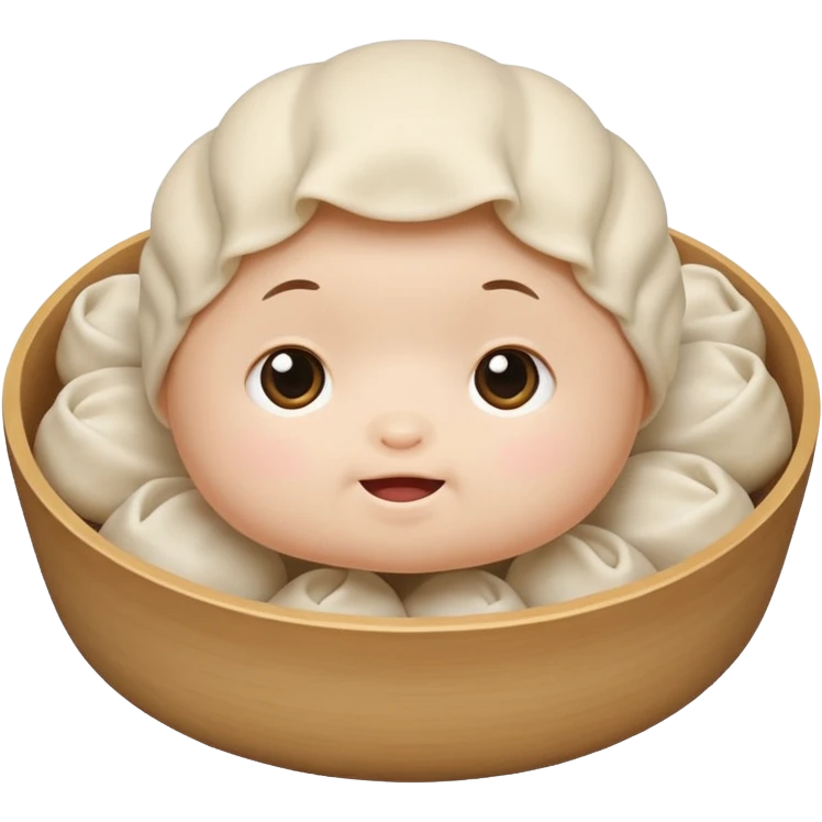 Baby dumpling emoji