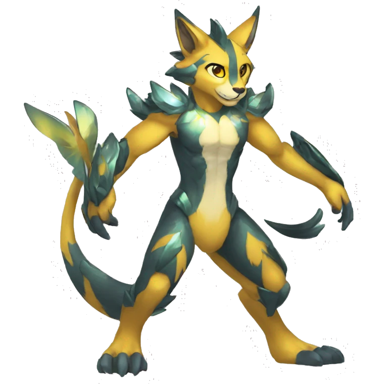 Shiny Anthro Sona Fakémon Full Body emoji