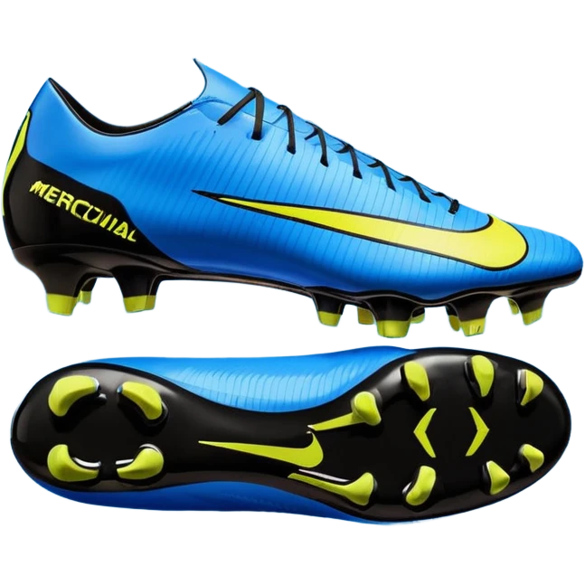 Unas Nike Mercurial vapor 16 elite sg del 2026 negras y con el logo azul emoji