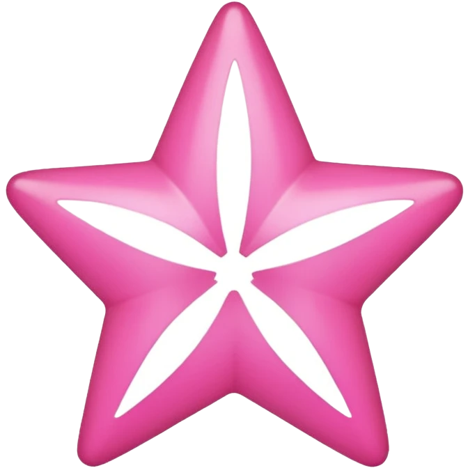 Pink Star emoji