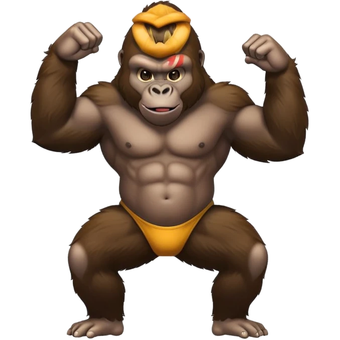 Gorilla twerking  emoji