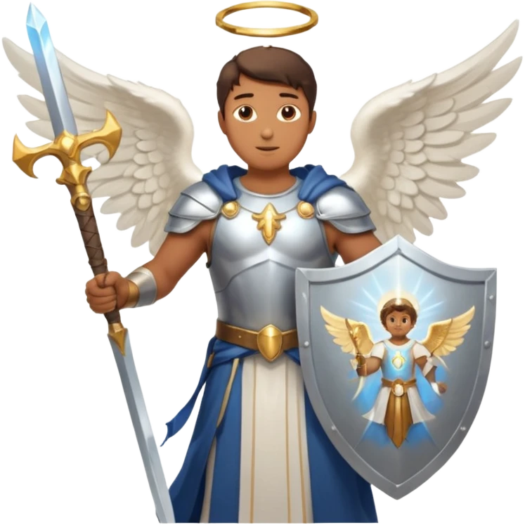 - 🛡️ Shield – symbolizing protection
- ⚔️ Sword – representing spiritual warfare
- 👼 Angel – the heavenly messenger
- ✨ Sparkles – highlighting his glory emoji