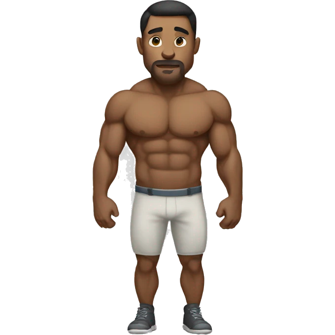 standing strong without big muscles emoji