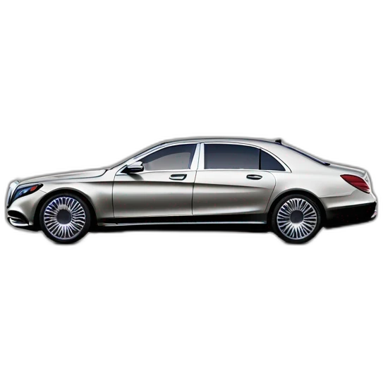 Mercedes s maybach 2023 two-tone profile view emoji