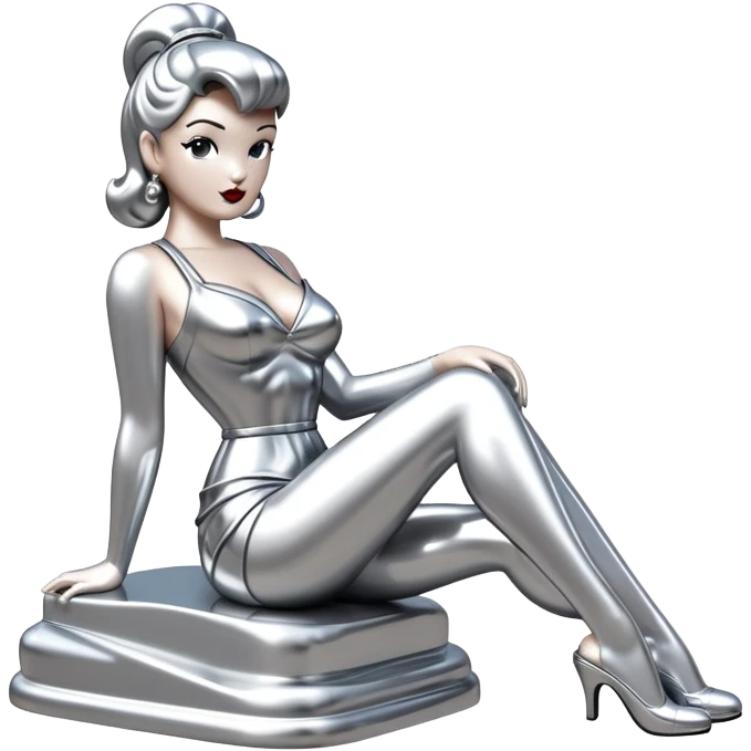 sorayama statue pin up sfw emoji