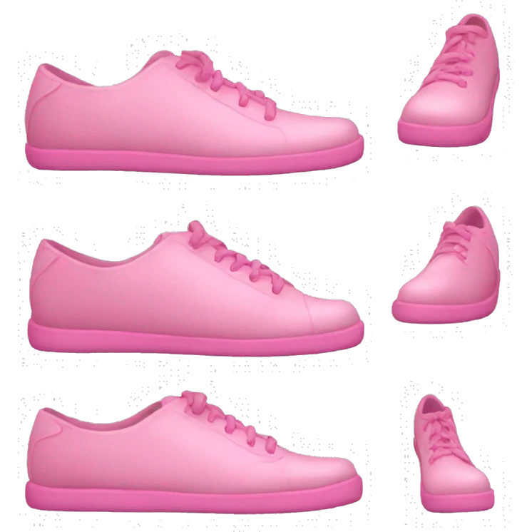 pink shoes  emoji