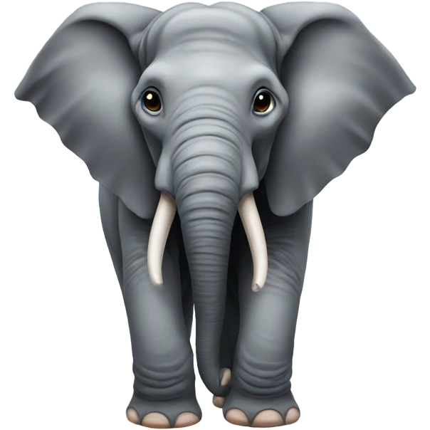 Elephant upside down  emoji