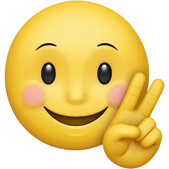 playful yellow smiley with exaggerated loser sign right hand forming 'L' on forehead teasing expression emoji