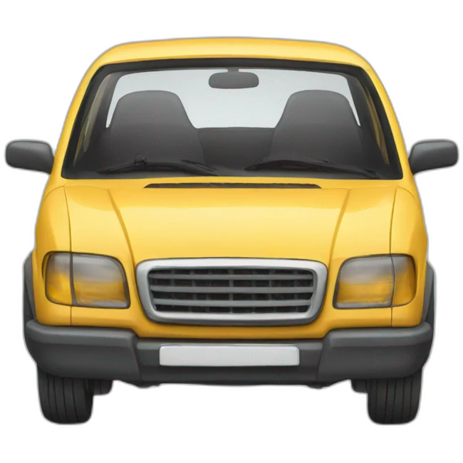 Une voiture emoji