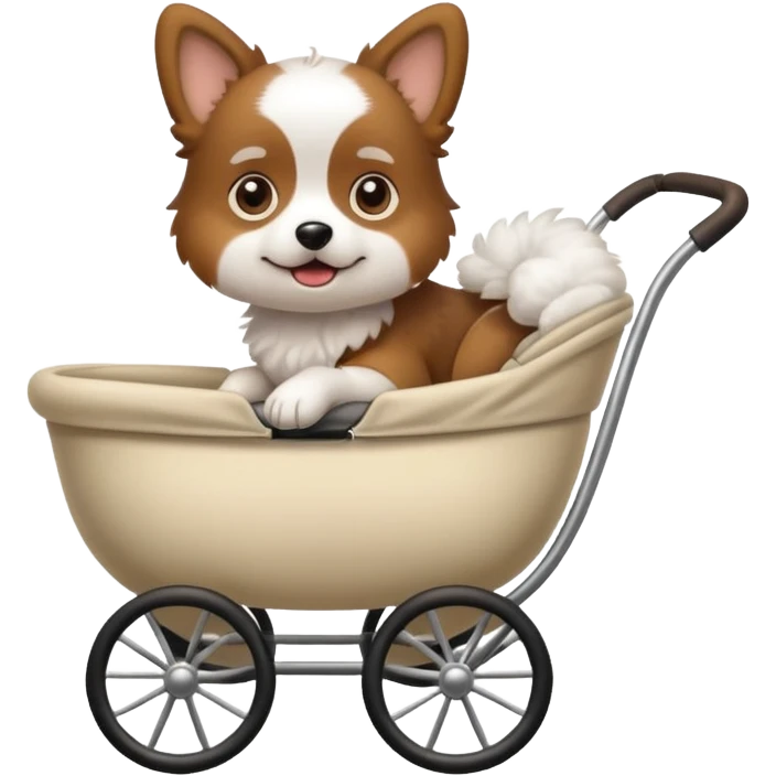 dog in a pram emoji