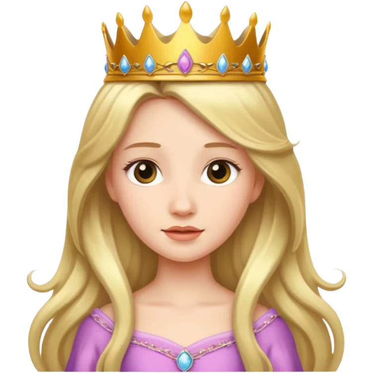 princess with small ceown emoji