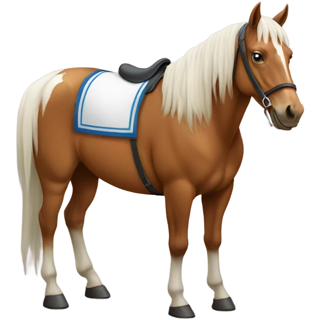 Horse holding a cup of tea emoji
