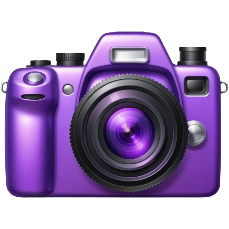 Glitter Hot Camera Purple emoji