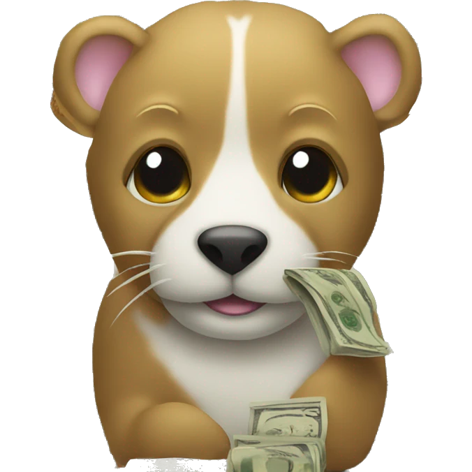 animal with cash emoji