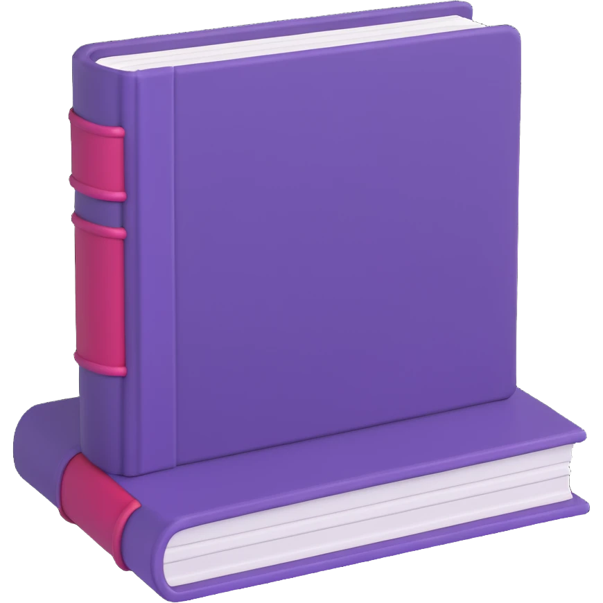 purple book closed emoji