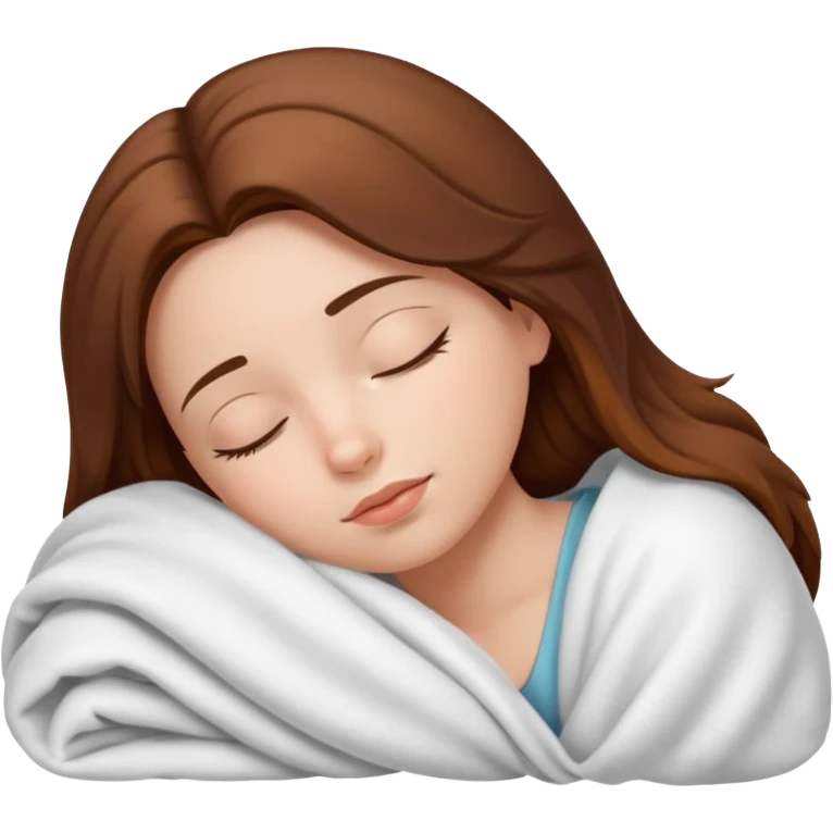 girl sleeping with a blanket emoji