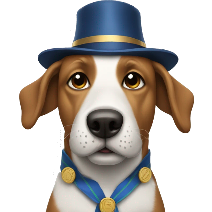 Dog mayor  emoji