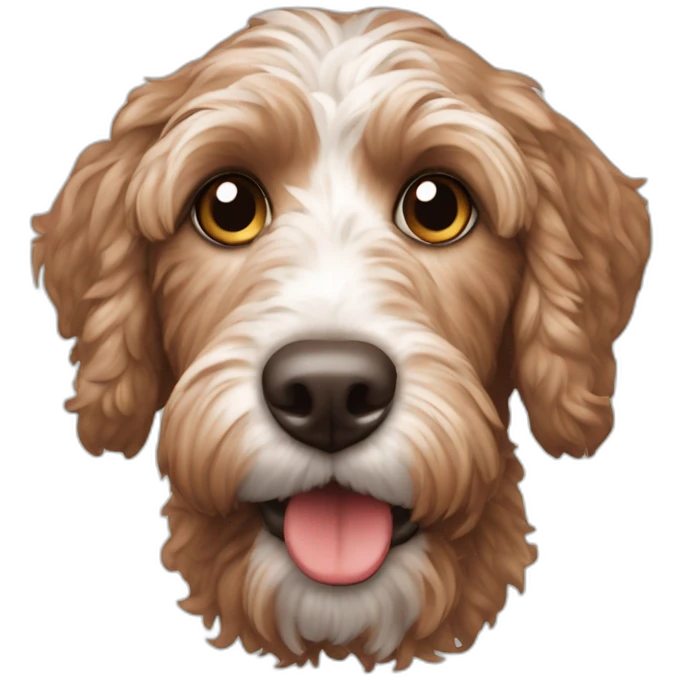 cockapoo red nose emoji
