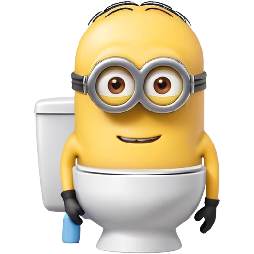 Skibidi toilet minion emoji