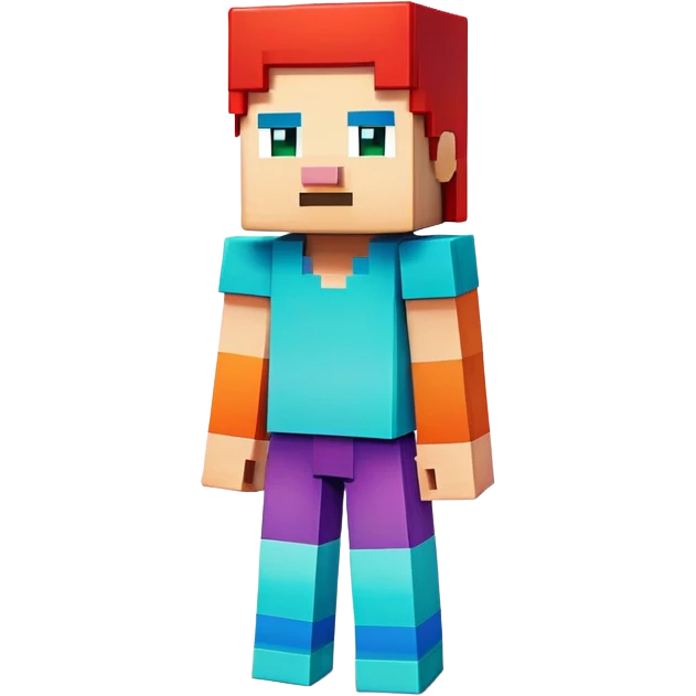 original Minecraft character emoji