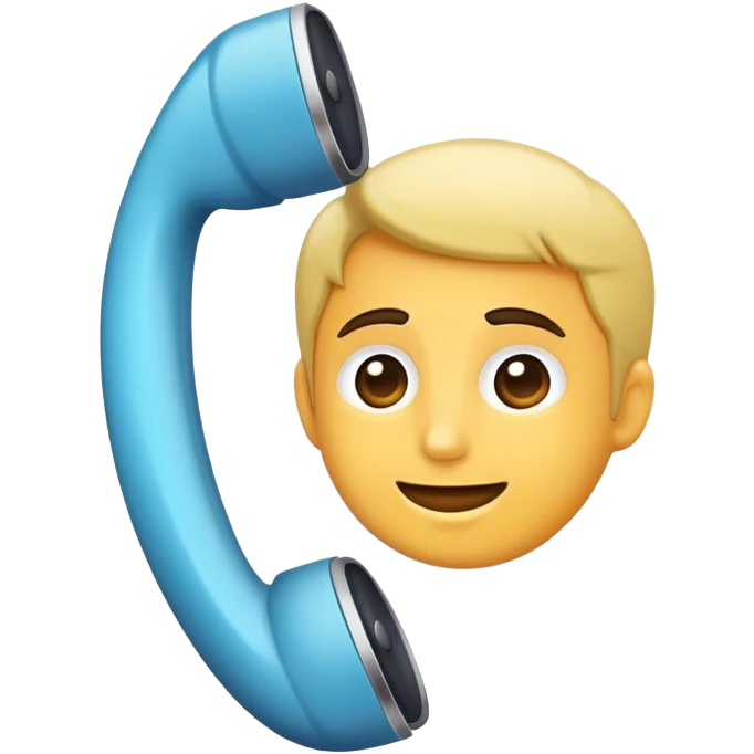 elinde telefon tutan bir genç emoji