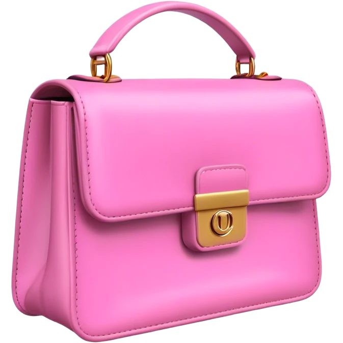 Pink channel bag emoji