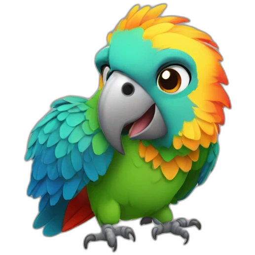 parrot smile emoji